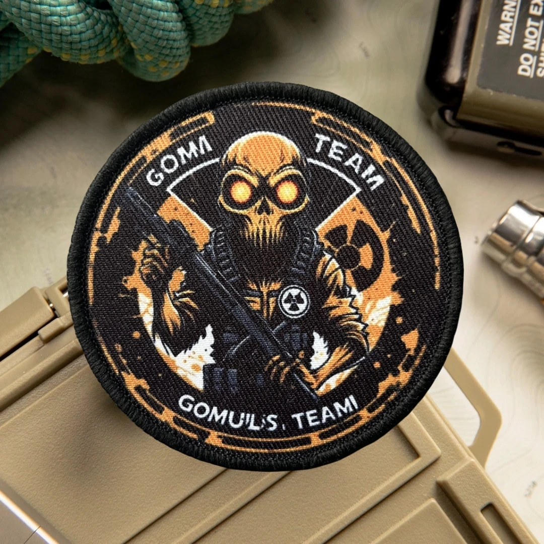 Parche "Alien Skull", insignia de moral táctica, emblema del ejército militar, pegatina para mochila, parches de gancho y bucle impresos para ropa - imagen 5