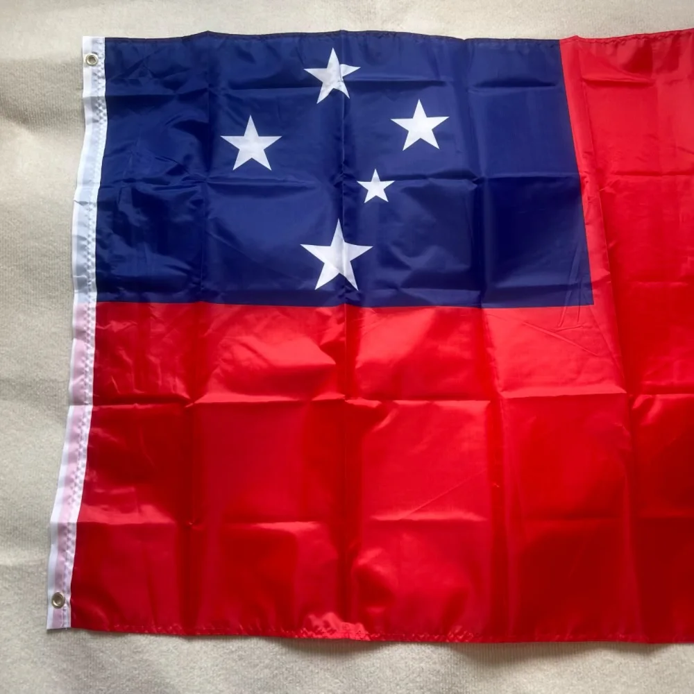 Bandera de Samoa 90x150cm WS bandera colgante de alta calidad 3x5 pies adorno de poliéster bandera decoración - imagen 3