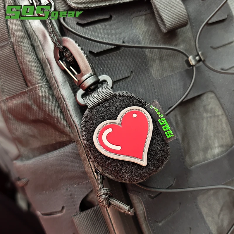 Paño para lentes portátil de instalación rápida con bolsa lateral con gancho y bucle EDC - imagen 5