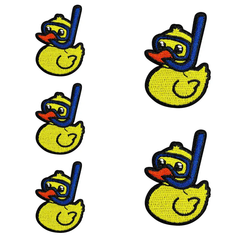 5 unids/lote parche bordado de dibujos animados parches para planchar para ropa parches termoadhesivos DIY insignias de rayas de animales en la mochila - imagen 5