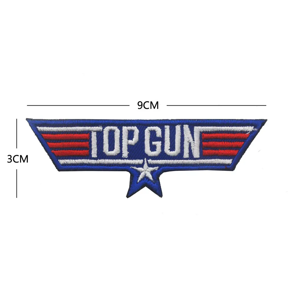 Top Gun Flight Test MAVERICK Ranger parche Tomcat Fighter School escuadrón académico insignia de gancho y bucle para chaqueta - imagen 3