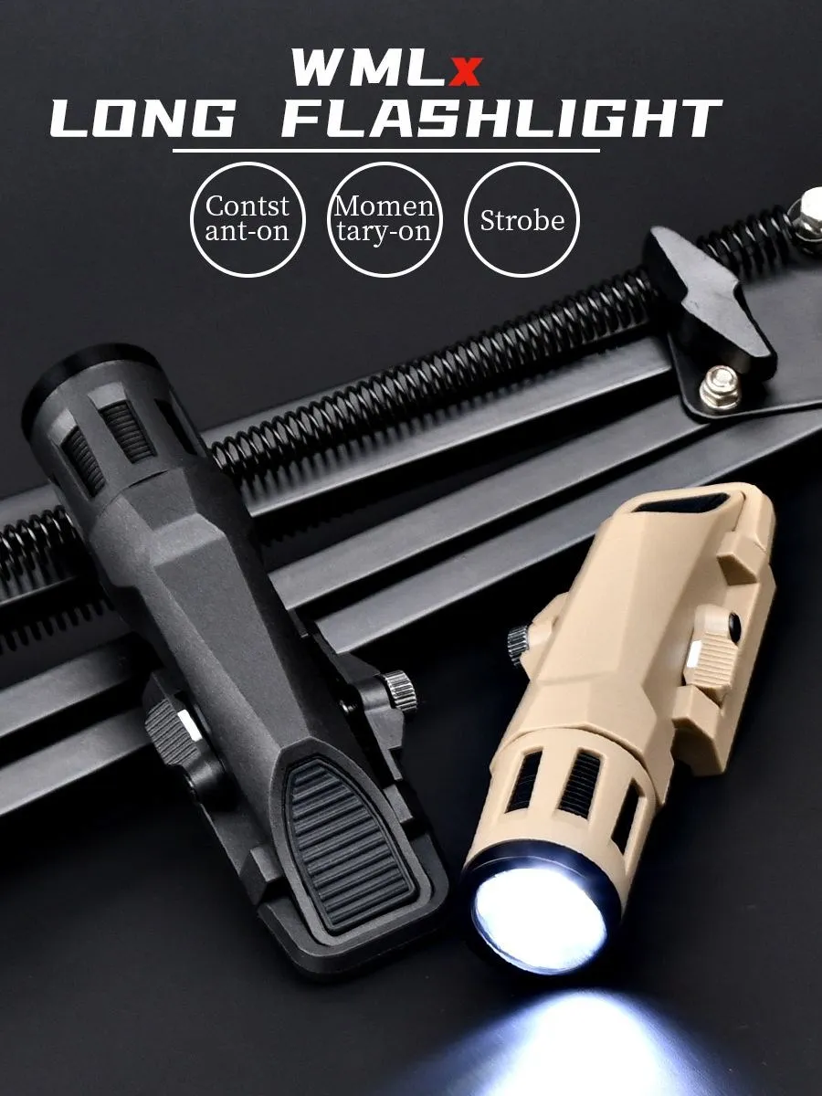 Arma táctica Airsoft, linterna WML X WMLX para Rifle AR15 de 20mm, luz estroboscópica, luces LED blancas - imagen 2