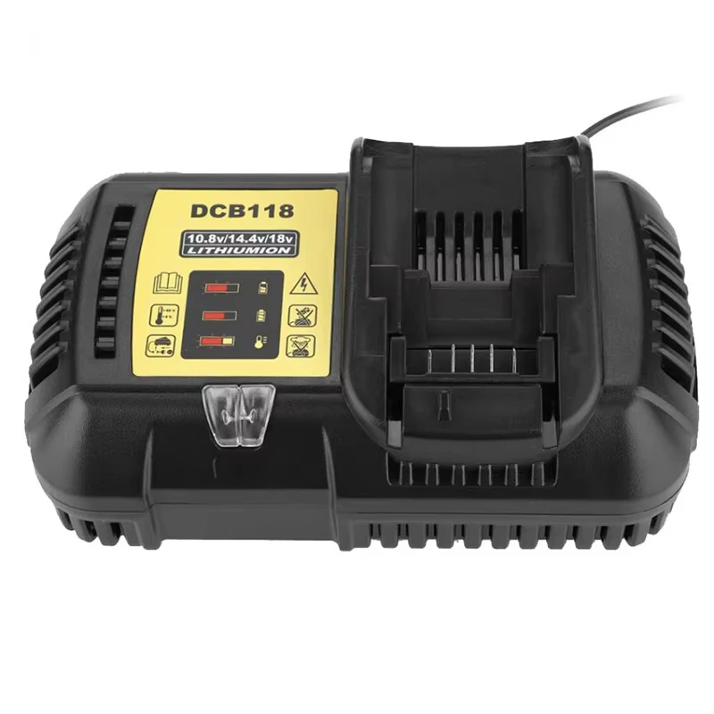Cargador de batería rápido de 4,5a DCB118 para batería de iones de litio Dewalt 14,4 V 18V 20V DCB180 DCB181 DCB200 DCB203 DCB205 DCB115 DCB105 DCB140 - imagen 3