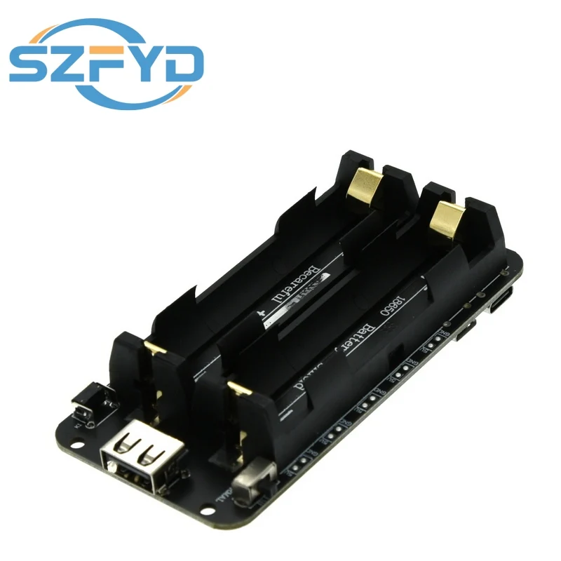 ESP32 ESP32S ESP32-S3 para Wemos para Raspberry Pi 18650 placa protectora de carga de batería V3 puerto Micro USB tipo A USB 0.5A - imagen 4