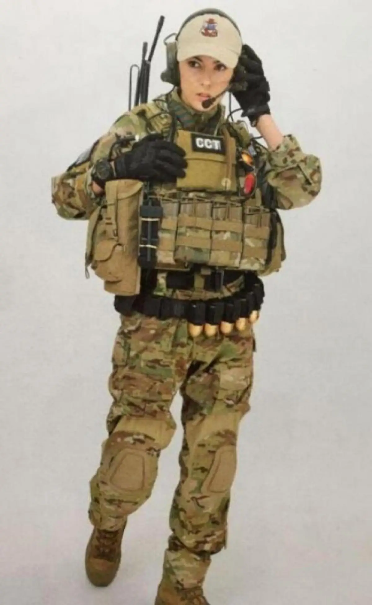 Black Ash Square cinturón táctico con bolsa herramientas lobo marrón - imagen 5