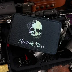 Parche táctico Memento Mori esqueleto – Sistema velcro MOLLE
