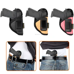 Fundas para pistola de caza, funda para cinturón de tiro Airsoft oculto, Clip de Metal, pistolas militares tácticas para mano derecha