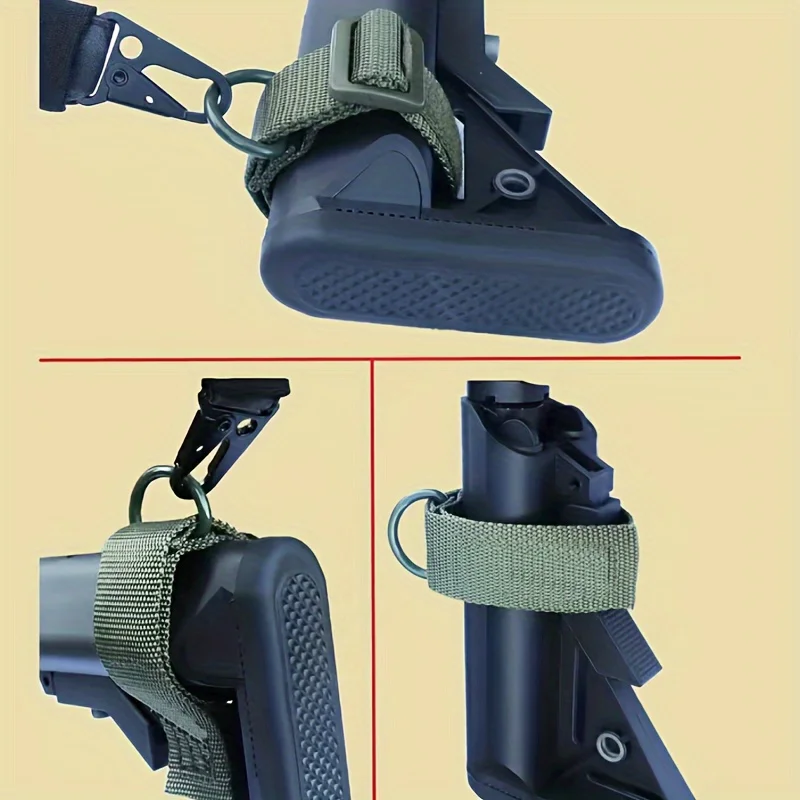 Eslinga táctica universal con anillo en D: correa resistente al desgaste para tiro, caza y accesorios - imagen 4
