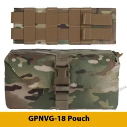 Bolsa táctica Molle GPNVG-18 de espuma suave Quad Nvgs, gafas de visión nocturna, estuche de transporte, bolsa de protección a prueba de golpes para caza