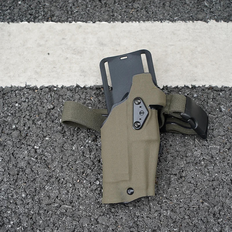 Funda táctica 6354DO para G17 G19, Compatible con luces X300, cubierta para piernas, adaptador de montaje rápido QLS - imagen 3