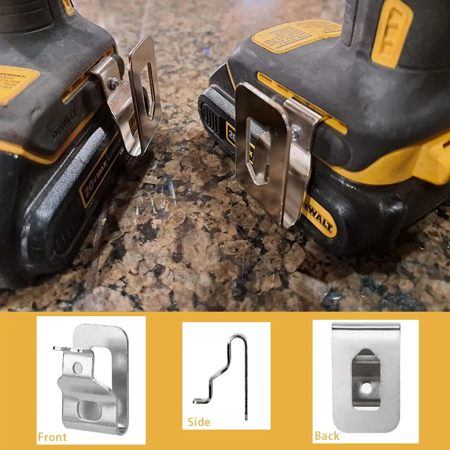 Ganchos de Clip para cinturón de taladro eléctrico, accesorios para llave de impacto DeWalt 18V 20V - imagen 5
