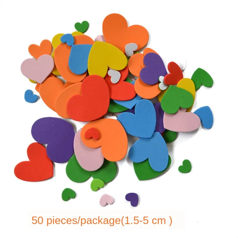 50pcs heart