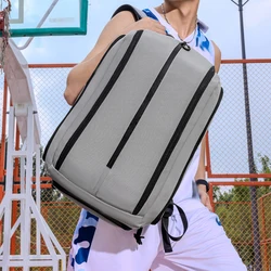 Mochila grande para deportes de baloncesto, gimnasio, Fitness, bolsa adiestramiento al aire libre, zapatos bolsillo, bolsas almacenamiento viajes en seco y húmedo, Camping universidad hombres