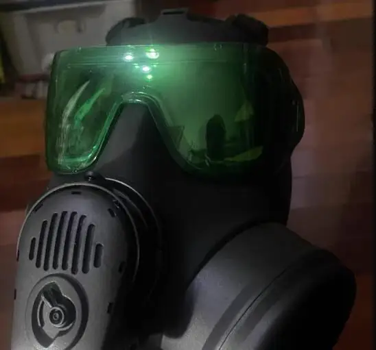 Lentes protectoras tácticas para máscara antigás, verde, naranja, amarillo, plateado, azul, coloridas...