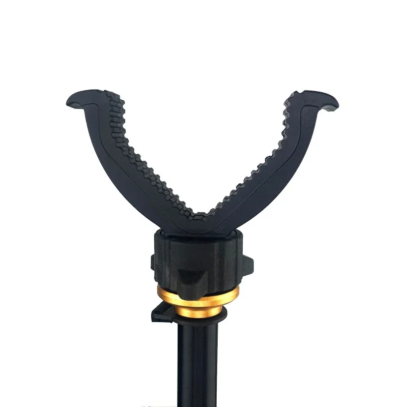 2024 Nuevo trípode portátil con soporte para yugo en V para descanso de tiro 180 °   Gire para trípode monopié, palo de caza, cabeza duradera para caza al aire libre - imagen 5