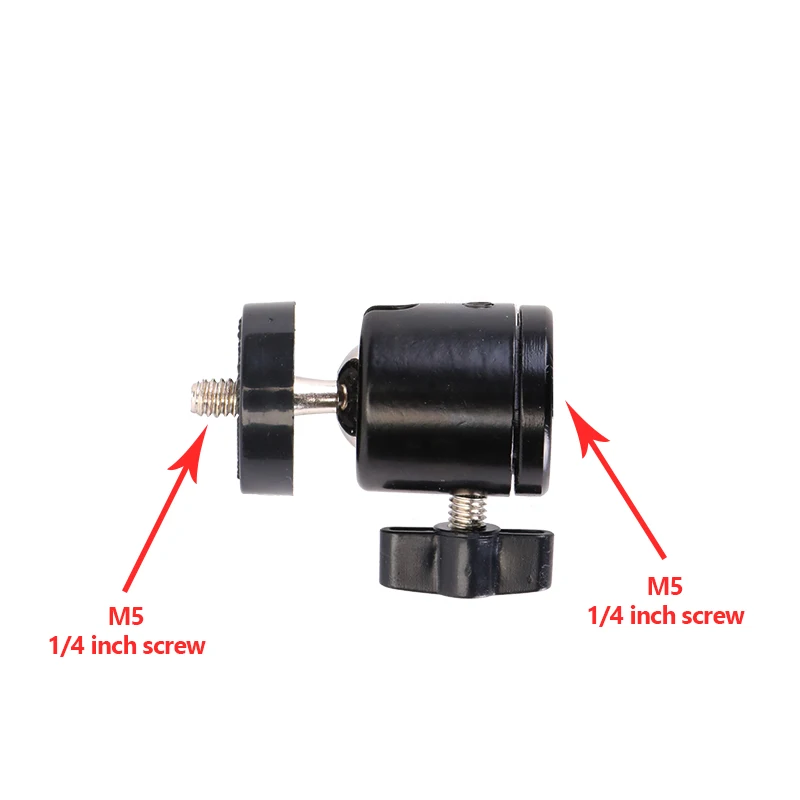 Soporte de montaje de tornillo de árbol de M5 para cámaras de rastreo de caza, palo de soporte de tornillo de cámara de seguridad de 1/4 pulgadas para cámara de Vida Silvestre forestal - imagen 5