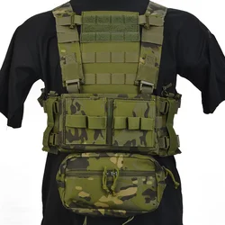 Chaleco táctico MK3 MOLLE con panel modular 5,56 para Airsoft
