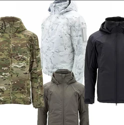 Chaqueta táctica polar camuflaje nieve para hombre