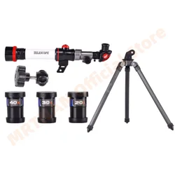 Telescopio astronómico profesional HD de gran aumento para niños y estudiantes, binoculares Monocular de doble uso para observación de estrellas y enseñanza