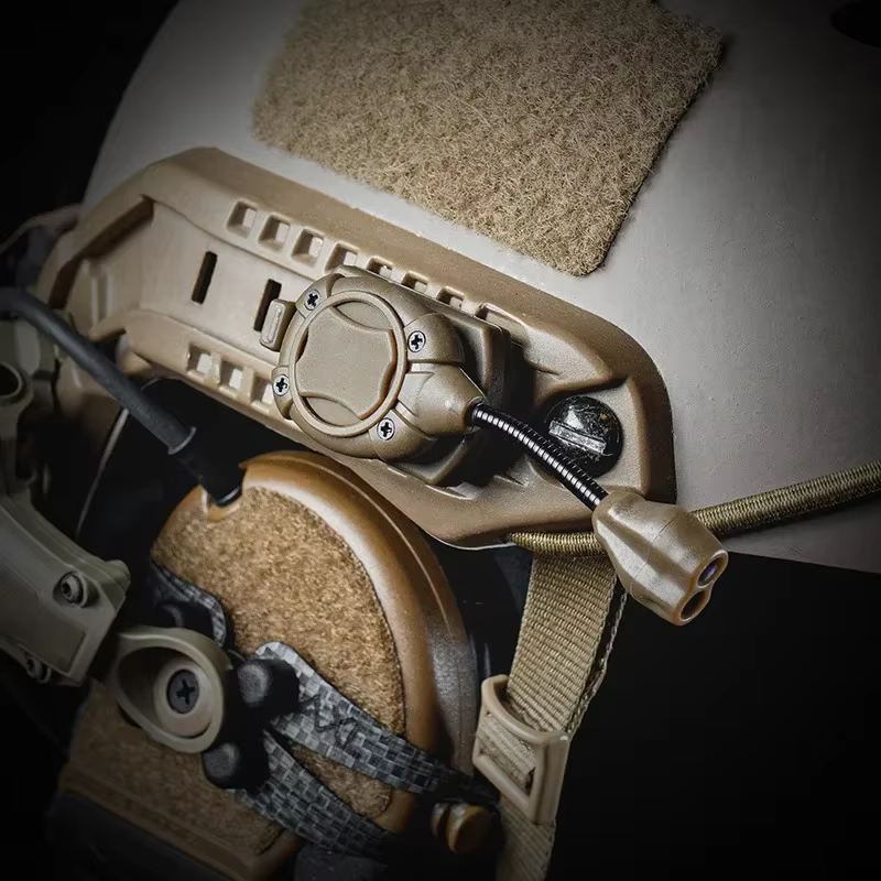 Luz casco MPLS IR LED – Montaje riel táctico para airsoft y caza - imagen 3