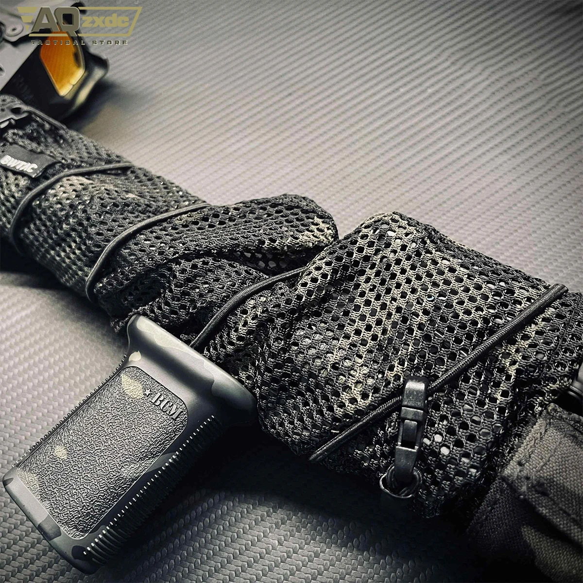 Paño anti-falsificación de espina de pescado para pistola de aire, para caza, decoraciones militares, tiro de fiesta, tela de camuflaje táctico - imagen 2