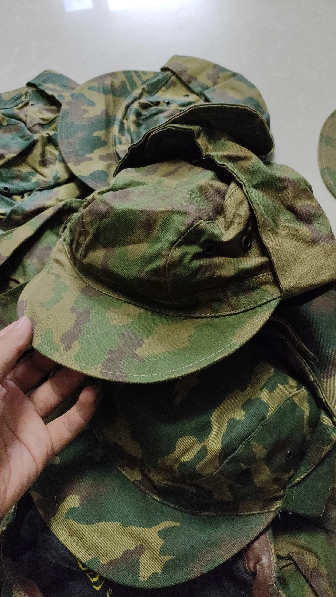 Gorra de soldado de camuflaje VSR93 original rusa - imagen 4