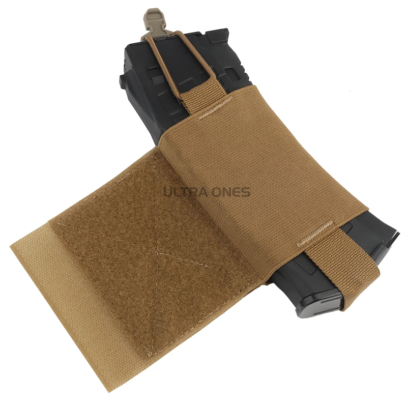 Chaleco táctico V2, bolsa lateral, soporte para Radios elástico, bolsa para revistas, chaleco de caza de retención ajustable, equipo, paquete lateral de Radio - imagen 2