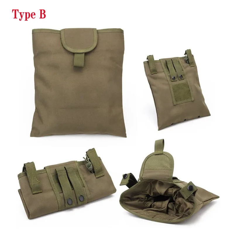 Bolsa táctica Molle para recuperación Mag, bolsa con cordón para revistas, bolsa de reciclaje, bolsa de accesorios para herramientas Airsoft de caza - imagen 4