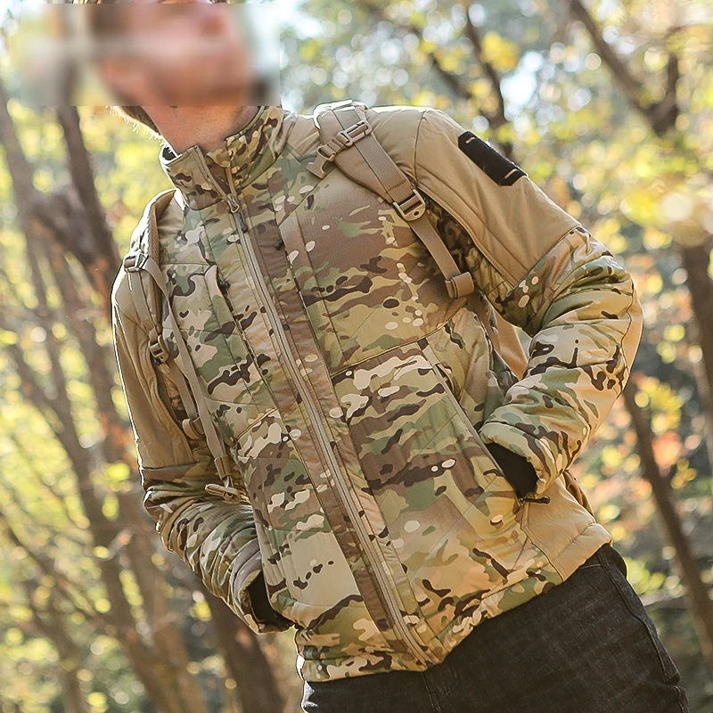 Ropa de algodón a prueba de frío para exteriores, abrigo de algodón táctico, ropa de algodón gruesa y cálida a prueba de viento, abrigo de otoño e invierno - imagen 3