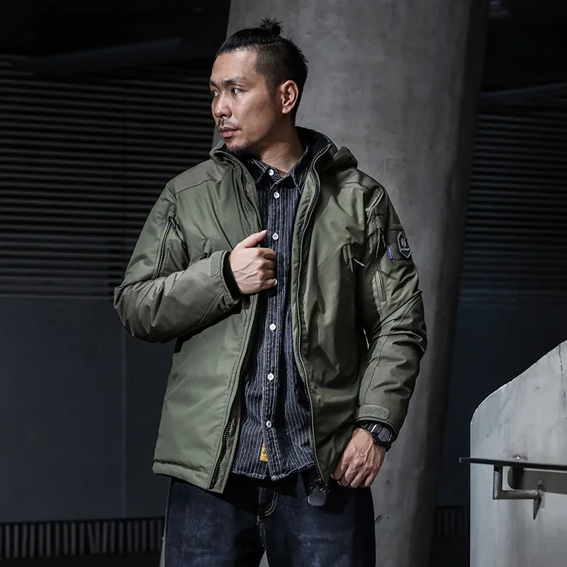 Emersongear BlueLable táctico "Arctic Fox" ropa acolchada Chaqueta de algodón de fibra hueca abrigo cortavientos calidez caza al aire libre RG - imagen 5