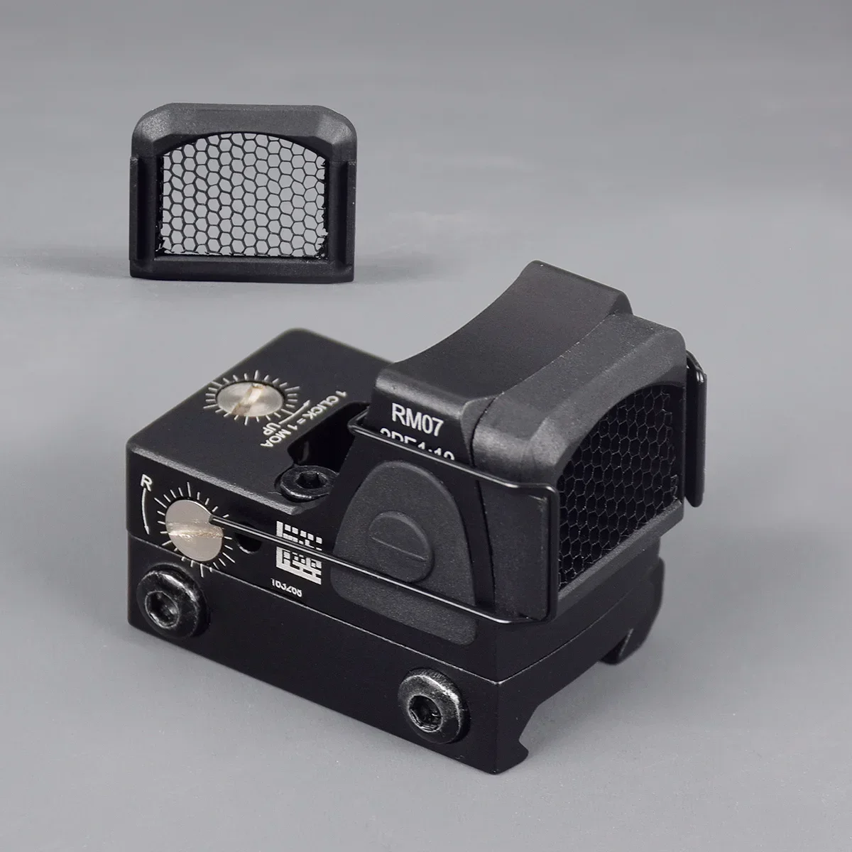 Lente protectora táctica RM AOOG Red Dot Sight Killflash, cubierta protectora de malla metálica en forma de panal, accesorios para tapa de mira - imagen 5