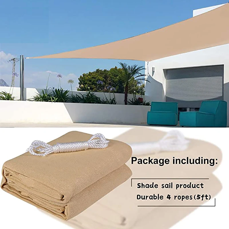 Toldo de tienda de jardín para exteriores, sombrilla de color Beige, 2x2, 3, 5, 4x4x4m - imagen 4