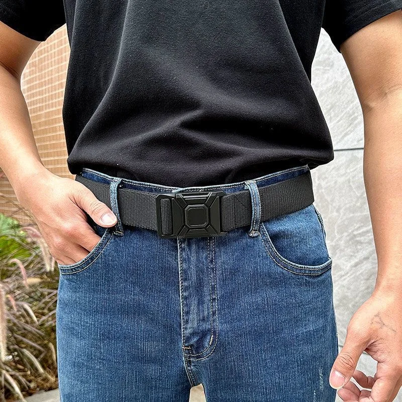 Cinturones tácticos versátiles para hombre, diseño duradero y ajustable, para caza al aire libre y entusiastas de los deportes, 2 uds. - imagen 5