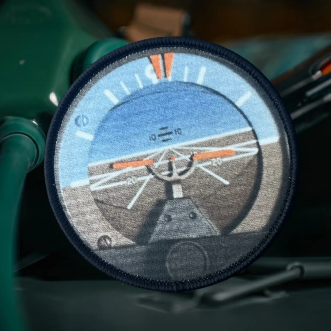 Insignia de moral táctica de horizonte Artificial de avión, parches de gancho y bucle impresos para ropa, pegatina para mochila militar - imagen 5