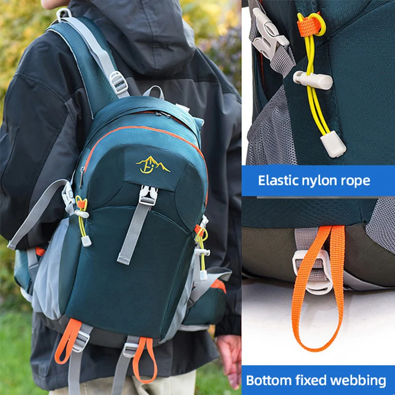 Mochila para acampar y escalar, multibolsillos, senderismo, senderismo, ciclismo, hidratación, mochila de agua, equipaje de viaje al aire libre, mochila deportiva - imagen 4