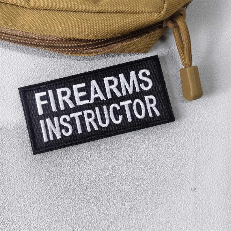 Parche de aislamiento de armas de fuego, parches de gancho y bucle bordados tácticos para ropa, sombrero, insignia de moral, mochila, chaleco, pegatina, brazalete - imagen 5