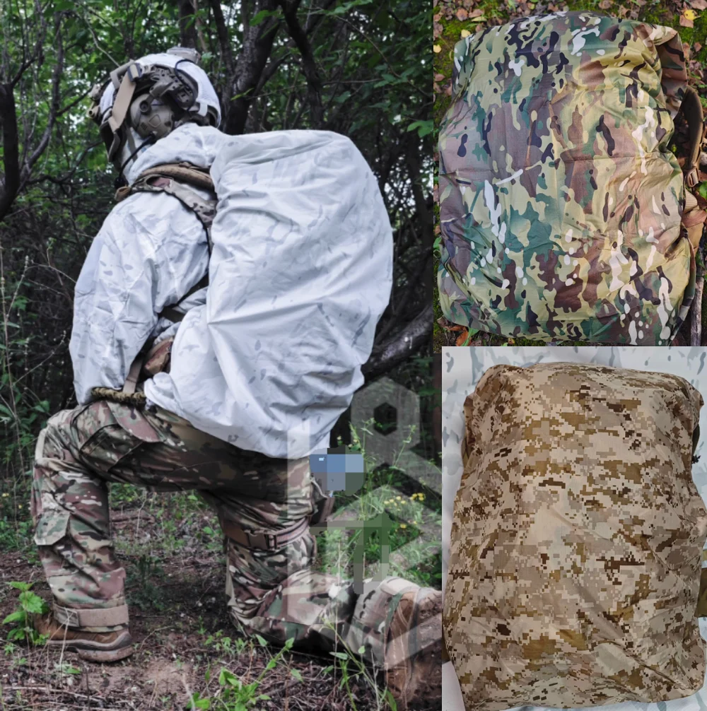 Mochila táctica para exteriores, funda protectora a prueba de lluvia, funda protectora de camuflaje ligera MCAP AOR1 AOR2 - imagen 2