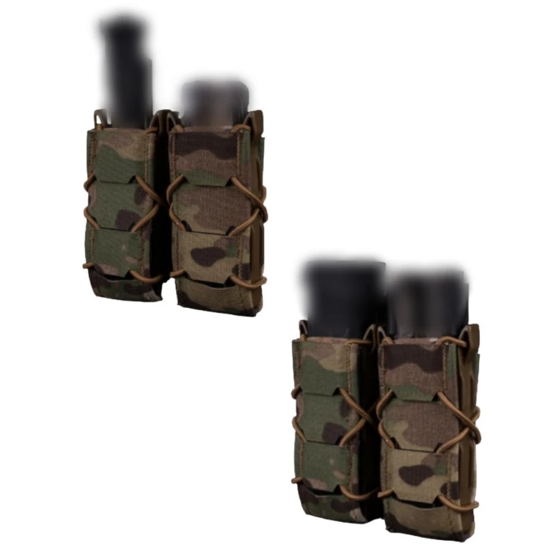 Revista V2 de doble liberación rápida estilo Tiger de 9 mm, adecuada para varios juegos y actividades en equipo