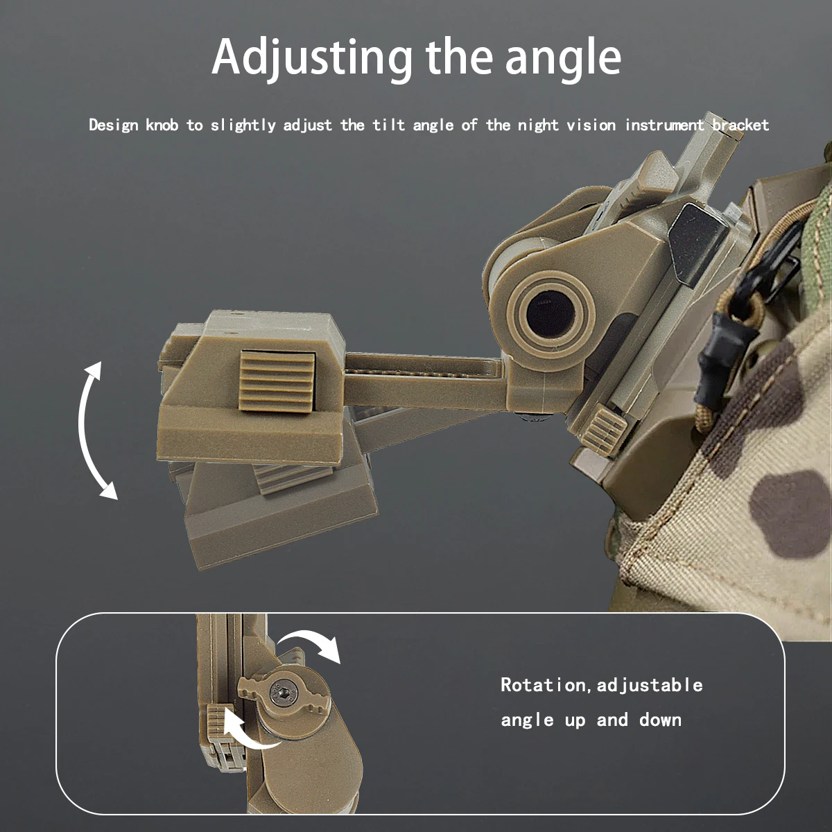 Adaptador de casco Wilcox L4 G24 L4G24 NVG soporte de casco para PVS15 PVS18 GPNVG18 visión nocturna gafas rápidas Stent OPS piezas de cascos - imagen 5