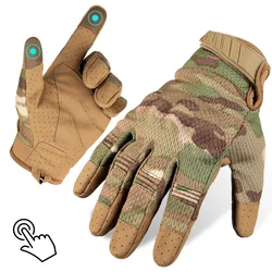 Guantes tácticos con pantalla táctil transpirables para caza y tiro