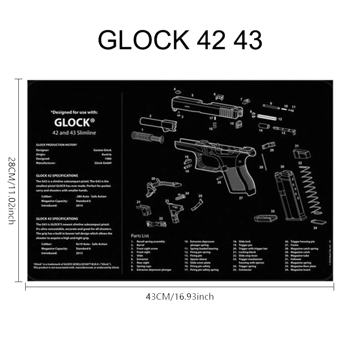 GLOCK 42 43