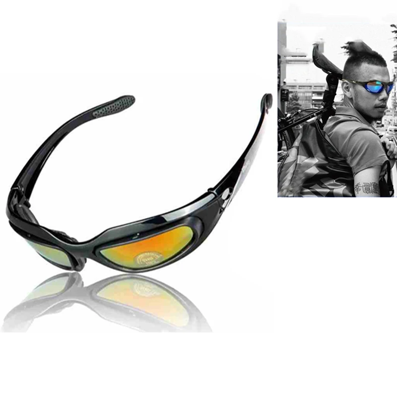 Gafas tácticas militares X7, gafas protectoras para deportes de ciclismo al aire libre, gafas de sol a prueba de polvo, a prueba de viento, equipo de visión nocturna - imagen 5