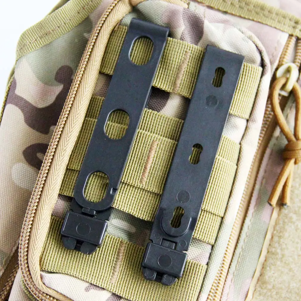 Clip Molle de carcasa suave, juego de cuchillos, funda K, sistema de correas Molle, Clip de conexión - imagen 4