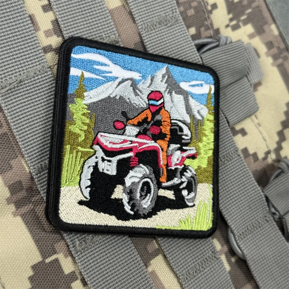 Parche táctico Sturmovik con velcro bordado de combate para ropa - imagen 5
