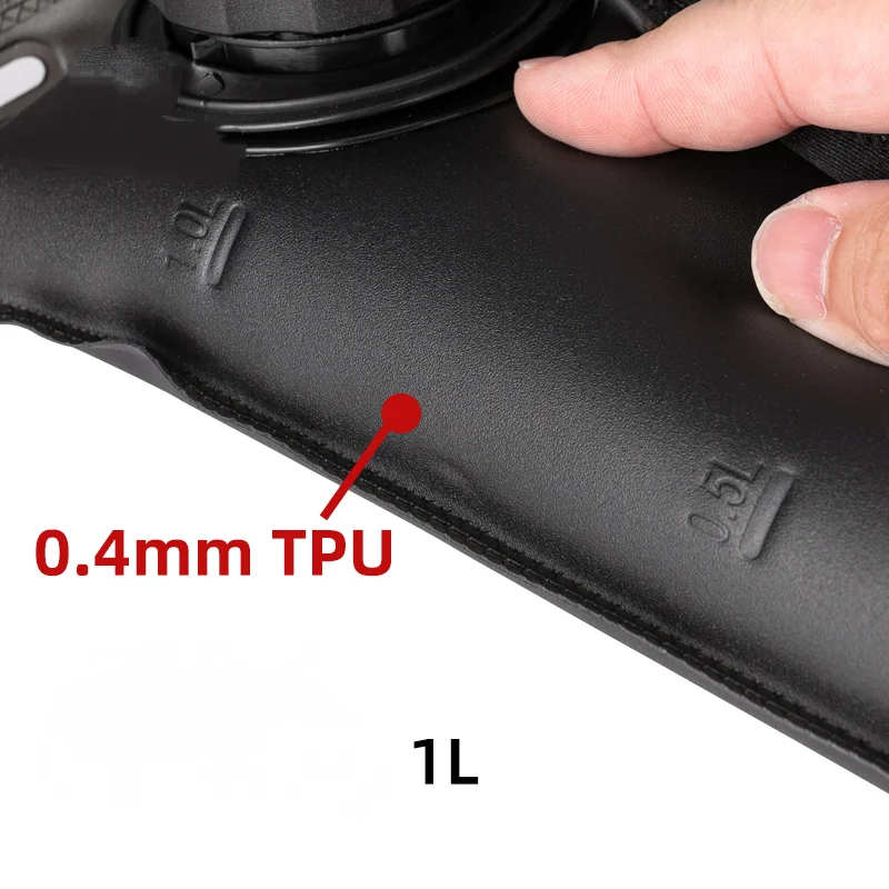 Bolsa de agua táctica para montar en montaña al aire libre, forro de bolsa de agua de 1L, Material TPU de 0,4mm - imagen 4