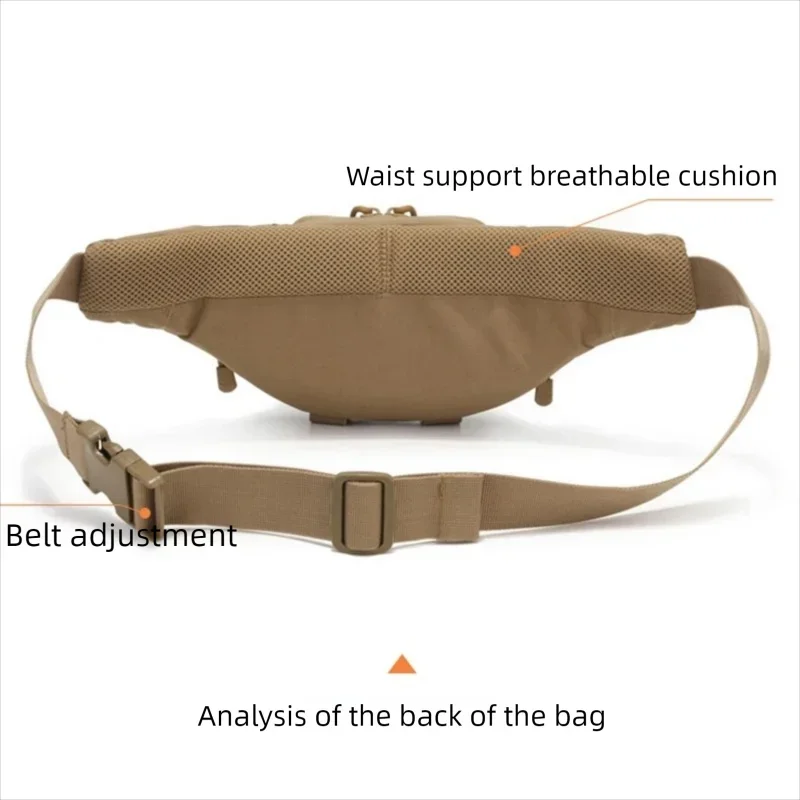 Riñonera táctica convertible con funda oculta – Nylon 600D - imagen 4
