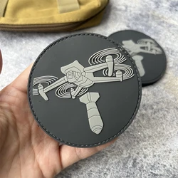 Parche táctico PVC de drone UAV con velcro para ropa y mochila