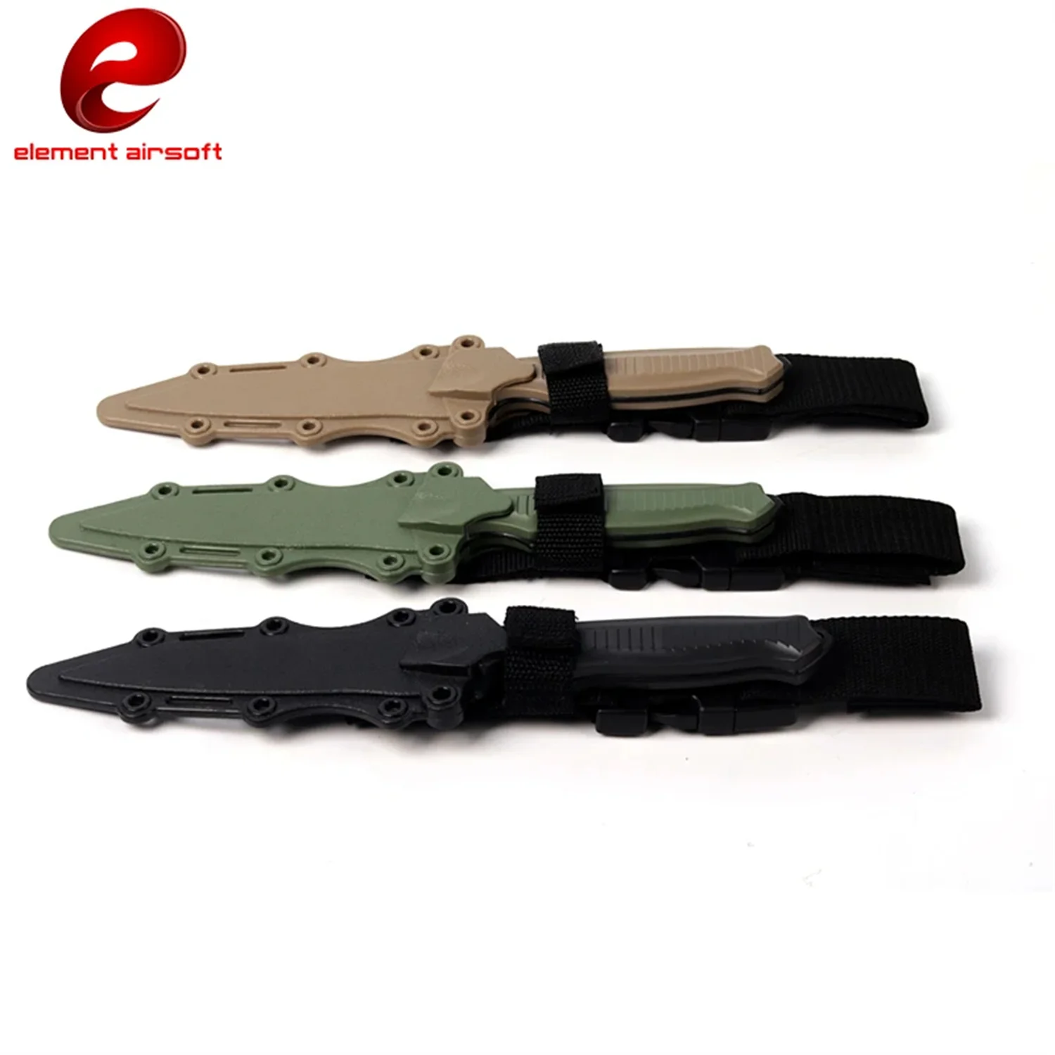 Cuchillo táctico goma entrenamiento con funda CS - imagen 5
