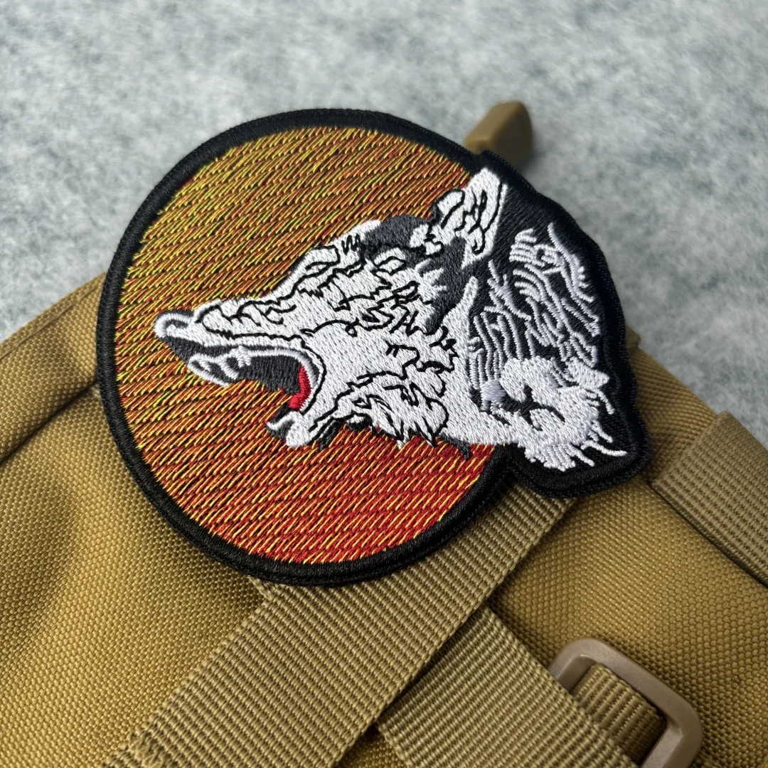 Parches tácticos bordados de LOLF, parche de gancho y bucle, brazalete del ejército, insignia de moral militar, mochila, pegatinas para ropa - imagen 4