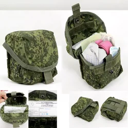 Botiquín primeros auxilios táctico APPI ruso camuflaje EMR con correa elástica